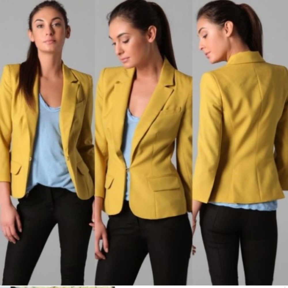 NEW ALC Blazer in the Must Have Color Mustard